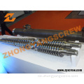 Konische Doppelschraube und Fass für PVC-Rohr (ZYT336)